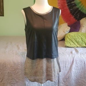 Vegan Leather Tank